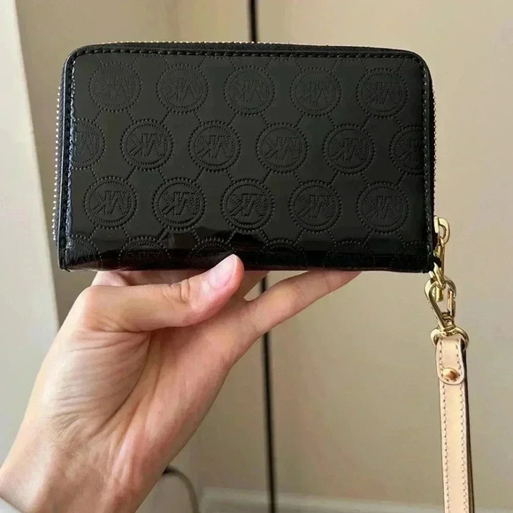 Michael Kors Black Wristlet with Gold Accents - Picture 10 of 14